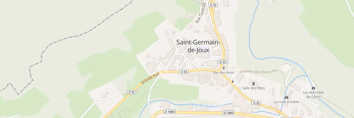 Plan du 245 Rue Centrale à Saint-Germain-de-Joux