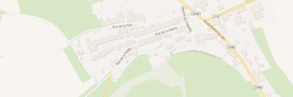 Plan du 19 Rue de la Mairie à Boismont
