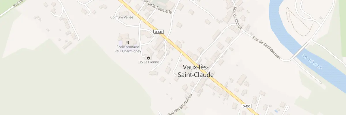 Plan du 722 Rte de la Vallée à Vaux-lès-Saint-Claude