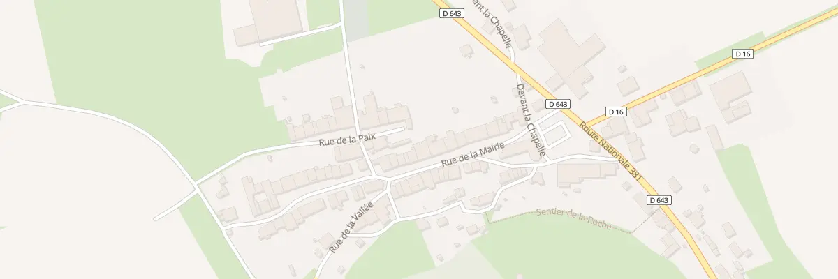 Plan du 18B Rue de la Mairie à Boismont