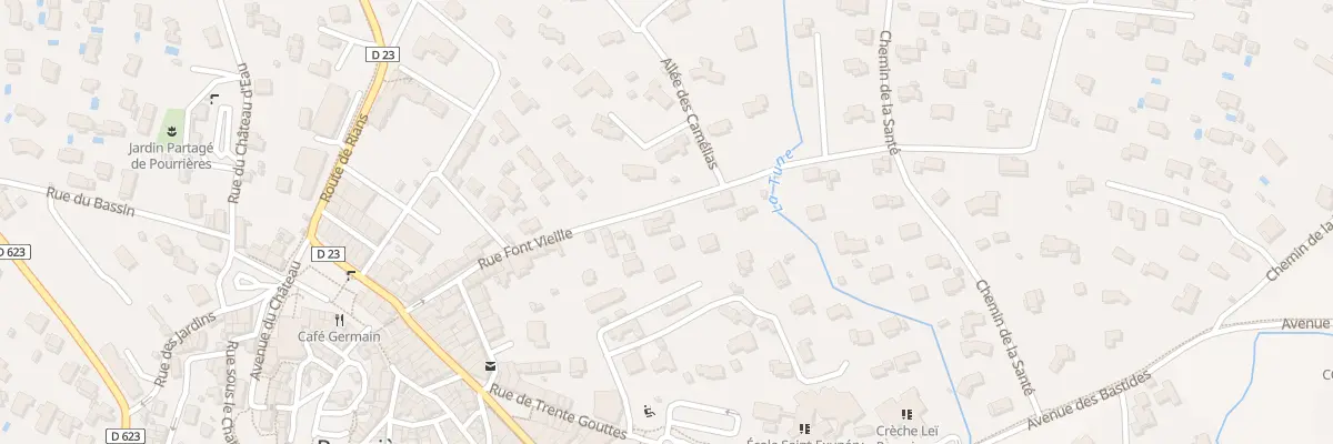 Plan du 150 Rue Fontvieille Prolongee à Pourrières