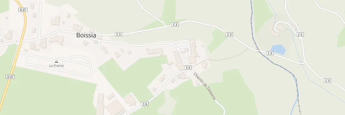 Plan du 43 Rue de la Fontaine à Boissia