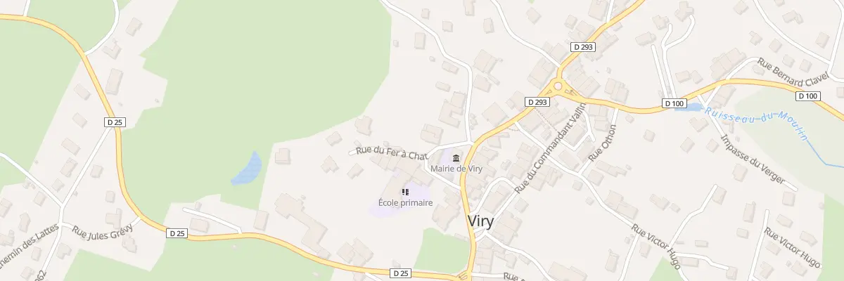 Plan du 8 Rue du Fer A Chat à Viry