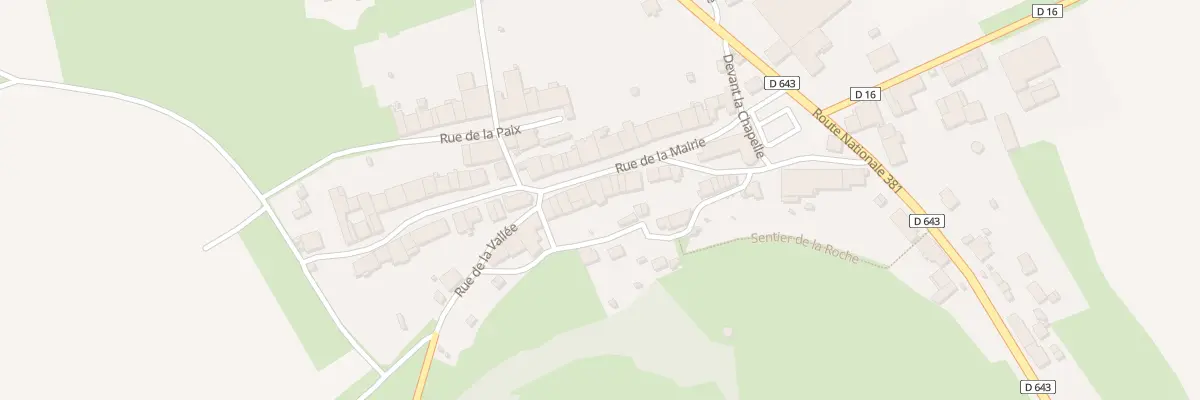 Plan du 13 Rue de la Mairie à Boismont