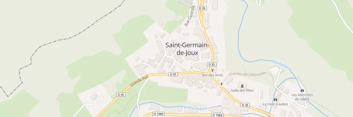 Plan du 231 Rue Centrale à Saint-Germain-de-Joux