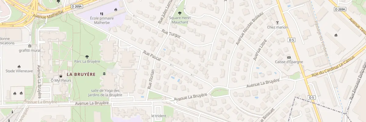Plan du 16 Rue Pascal à Grenoble