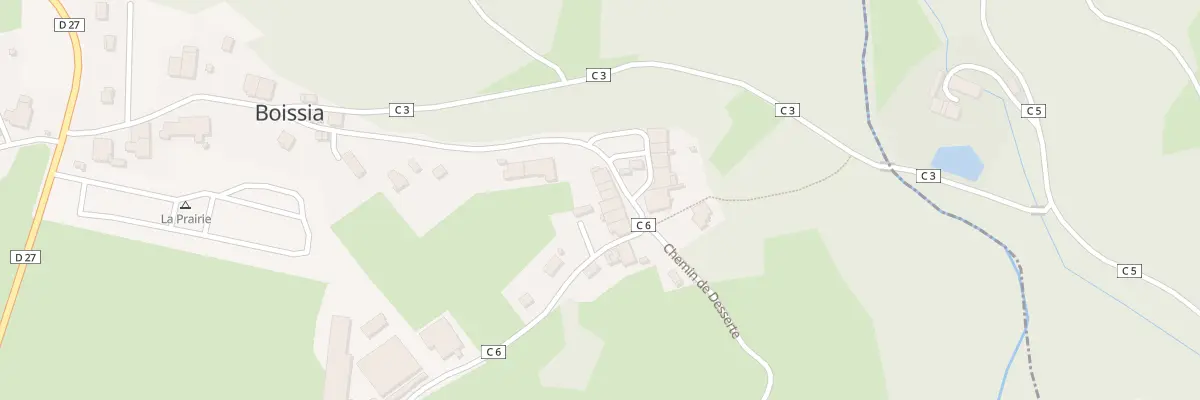 Plan du 53 Rue de la Fontaine à Boissia