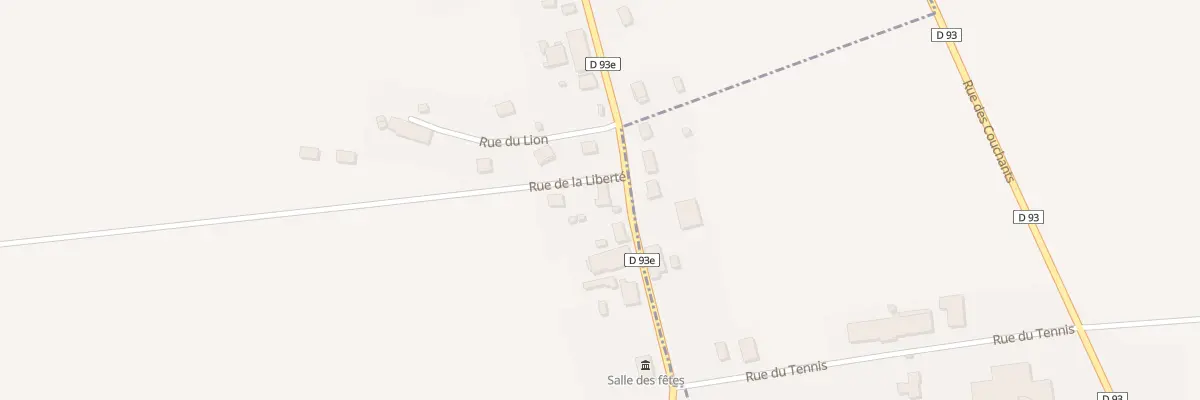 Plan du 9 Rte du Val d’Amour à Écleux