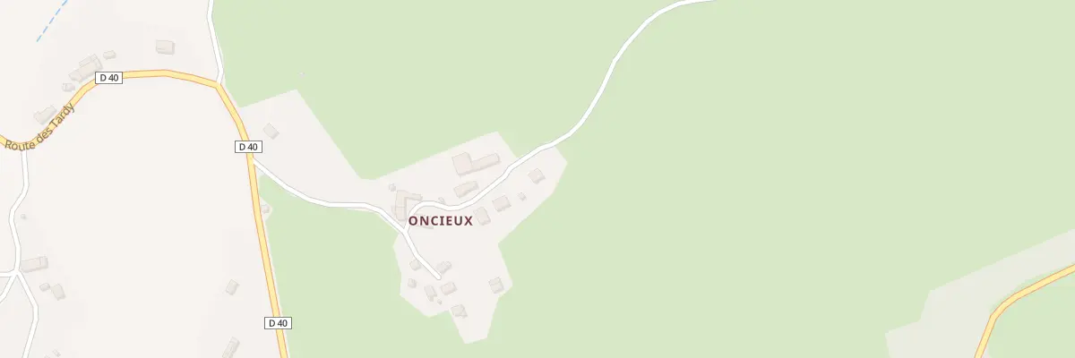 Plan du 126 Che du Planet à Saint-Pierre-d’Alvey