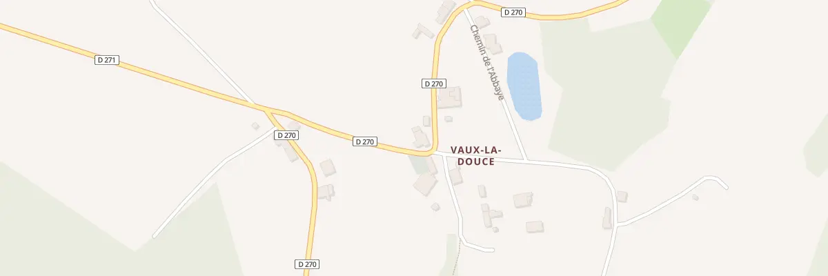 Plan du 1 Rte de Voisey à Voisey
