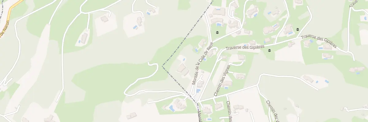 Plan du 343 Mte de la Cole de Rene à Bandol