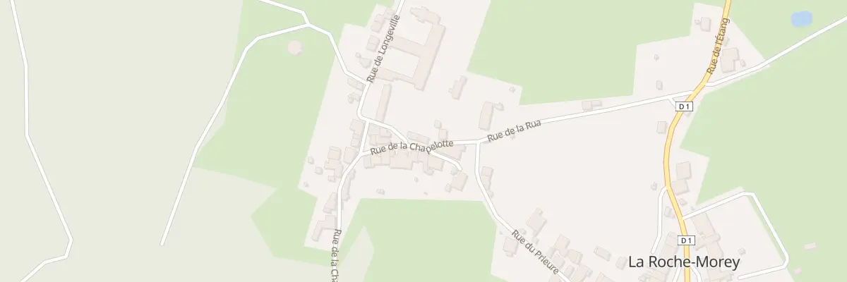 Plan du 6 Rue de la Chapelotte à La Roche-Morey