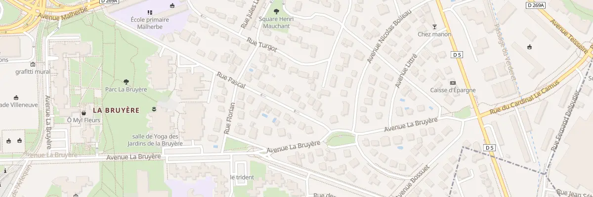 Plan du 12 Rue Pascal à Grenoble