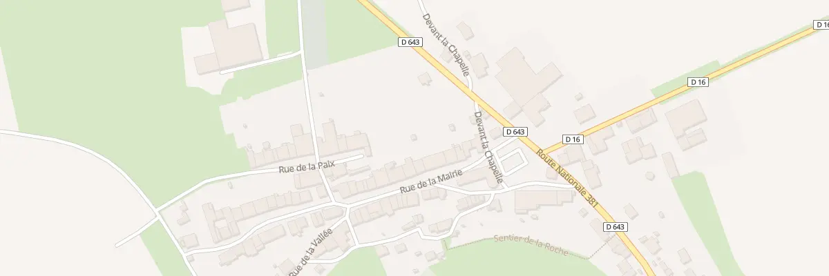 Plan du 14 Rue de la Mairie à Boismont