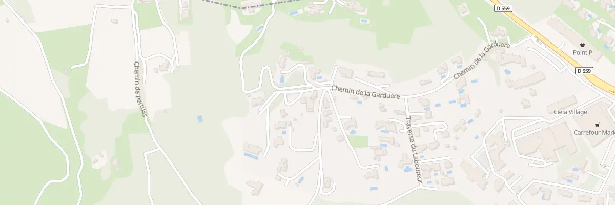 Plan du 400A Che de la Garduere à Bandol