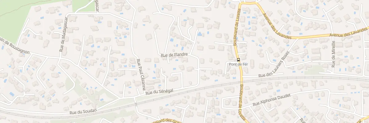 Plan du 25 Rue de Flandre à Bandol