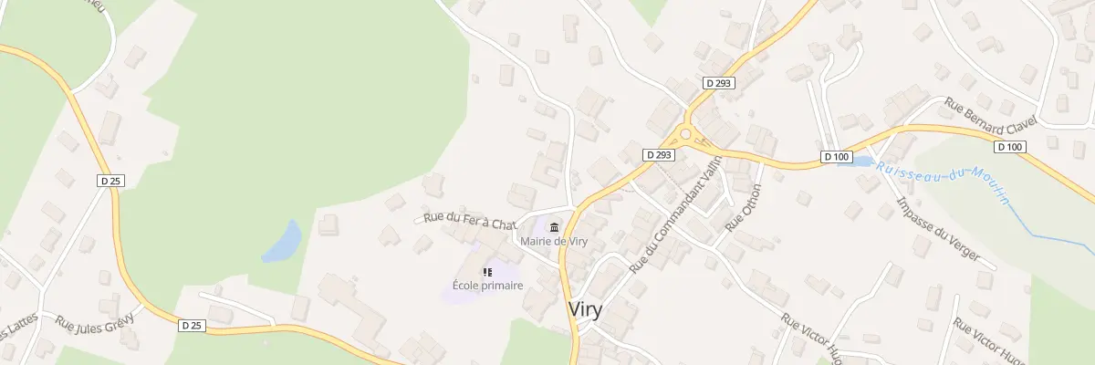 Plan du 1 Rue Gambetta à Viry