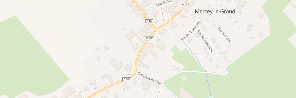 Plan du 7 Rue de Romain à Mercey-le-Grand
