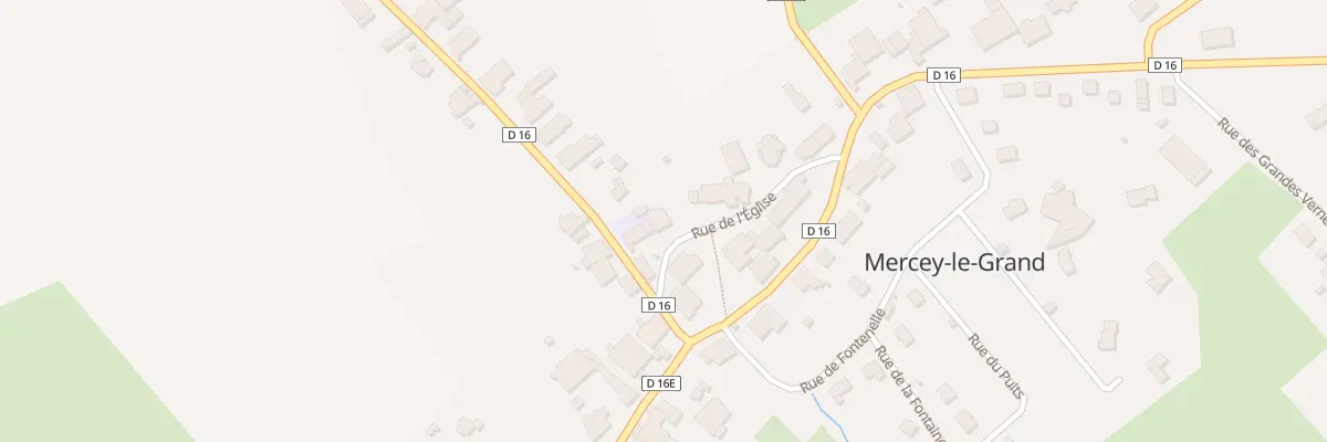 Plan du 3 Rue de l’Eglise à Mercey-le-Grand
