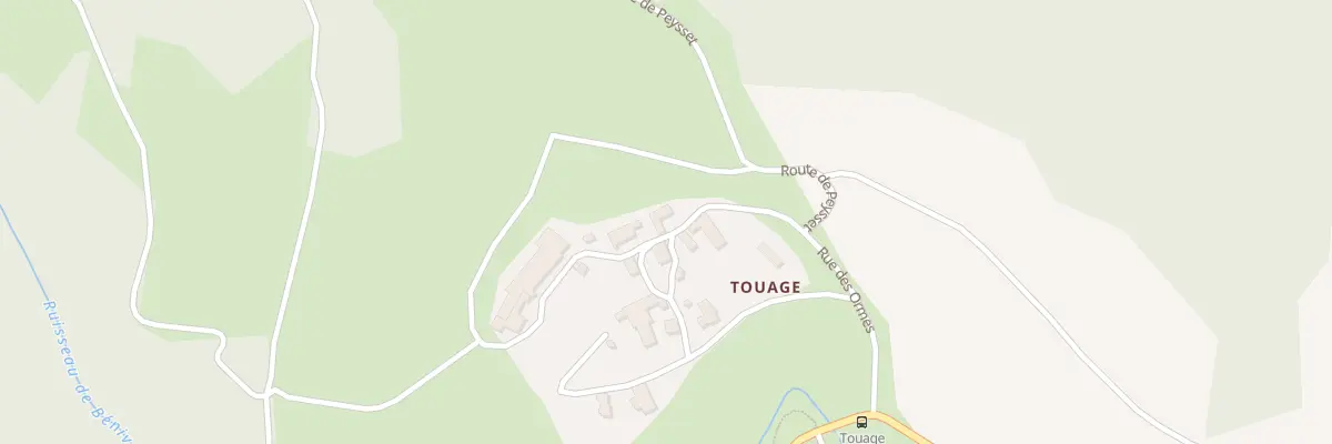 Plan du 5151 Touage à Saint-Jean-d’Hérans