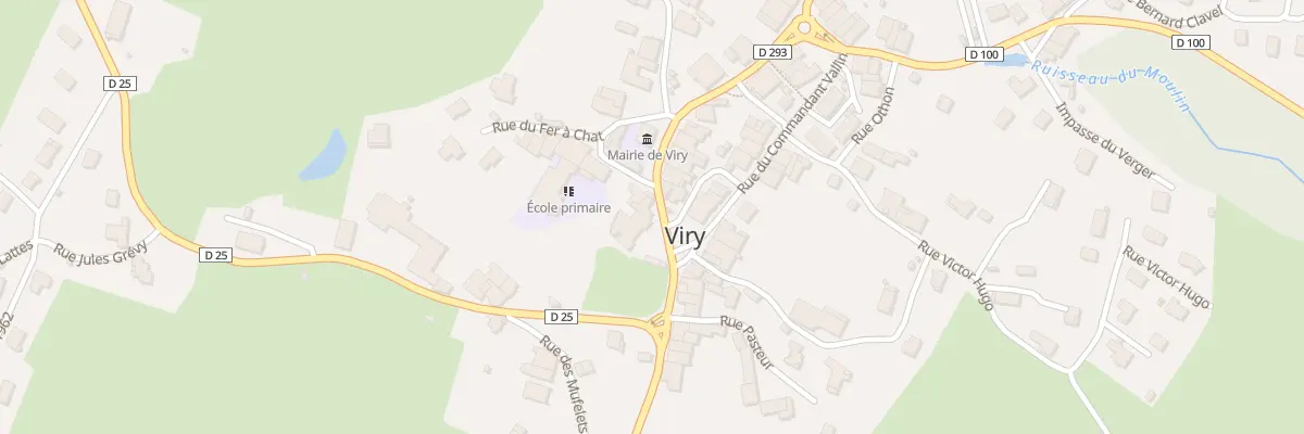 Plan du 7 Rue Rouget de Lisle à Viry
