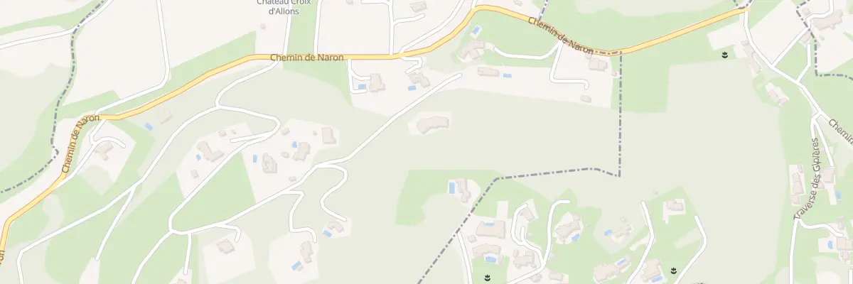Plan du 623 Che de Naron à La Cadière-d’Azur