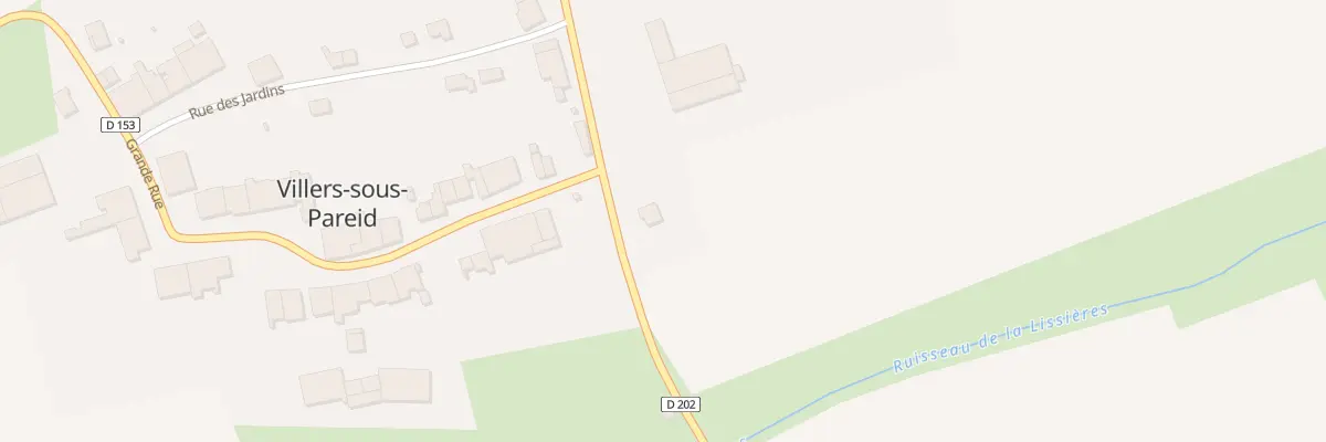 Plan du 2 Rue des Tilleuls à Villers-sous-Pareid