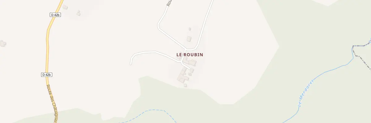 Plan du 533 Rte du Roubin à Loisieux