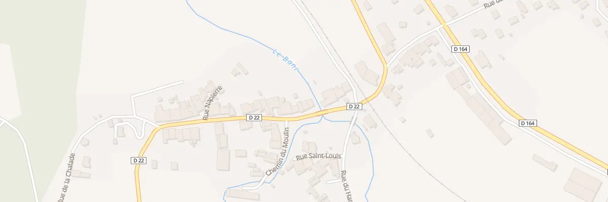 Plan du 156 Grande Rue à Landaville