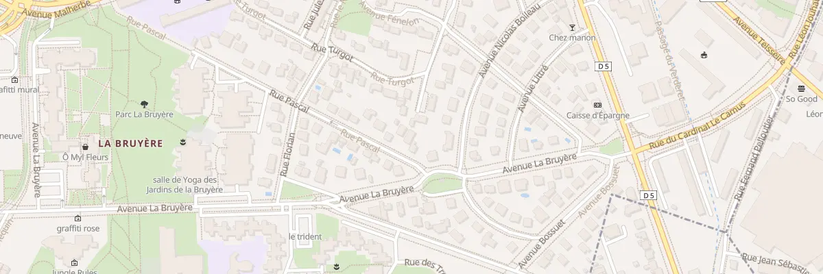 Plan du 6 Rue Pascal à Grenoble