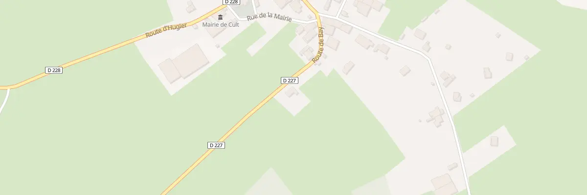 Plan du 3 Rte de Bay à Cult