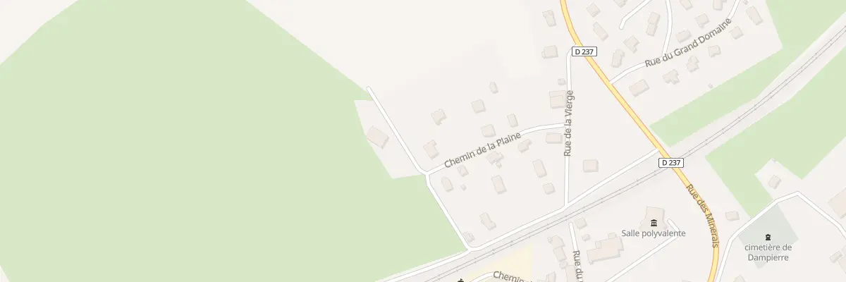 Plan du 10 Che de la Plaine à Dampierre