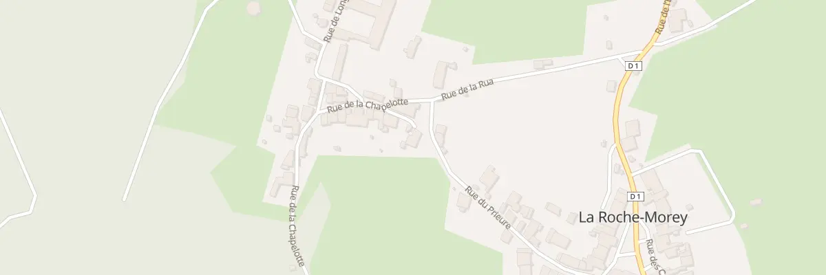 Plan du 1 Rue de la Montee à La Roche-Morey