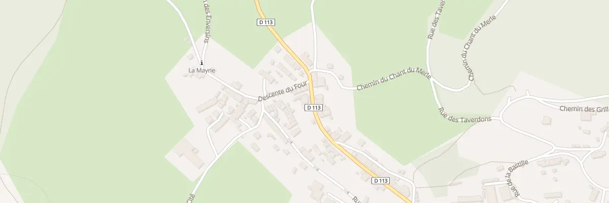 Plan du 33 Rte de Villard Merlat à La Motte-d’Aveillans