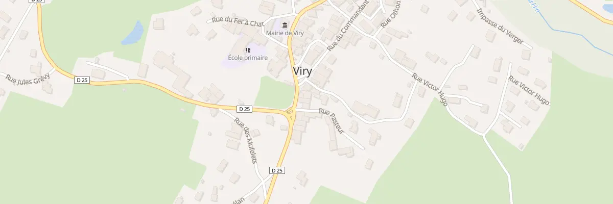 Plan du 1 Rue Pasteur à Viry