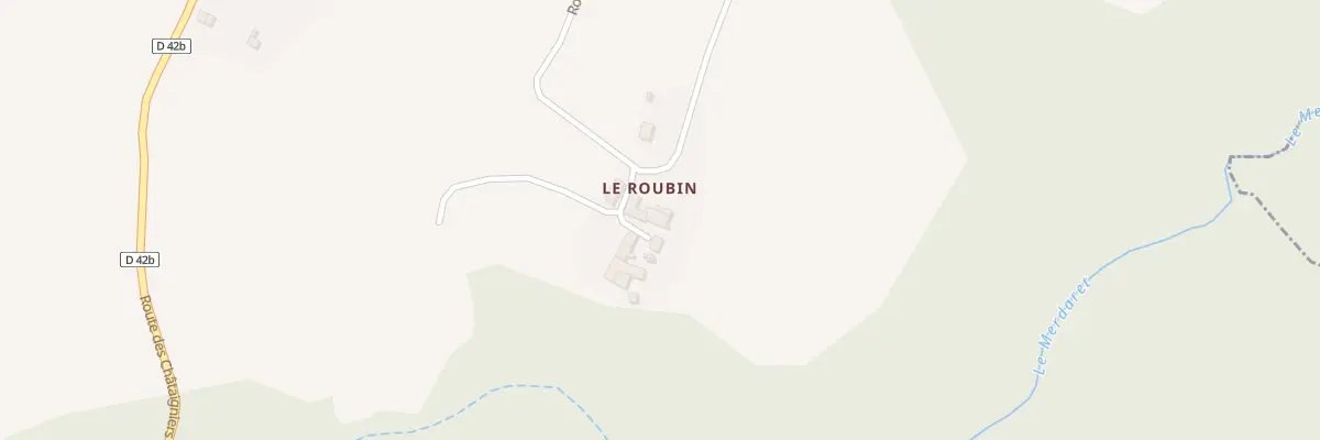 Plan du 547 Rte du Roubin à Loisieux
