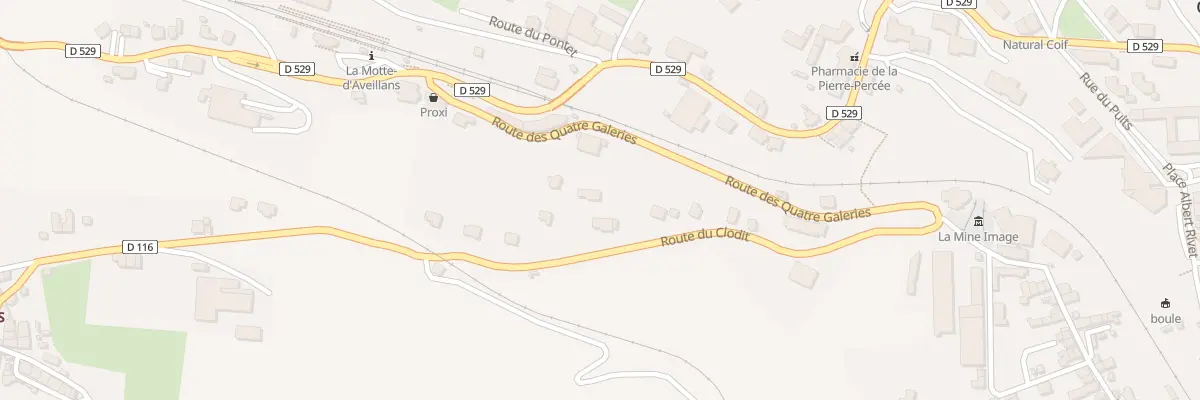 Plan du 5000 La Condamine à La Motte-d’Aveillans
