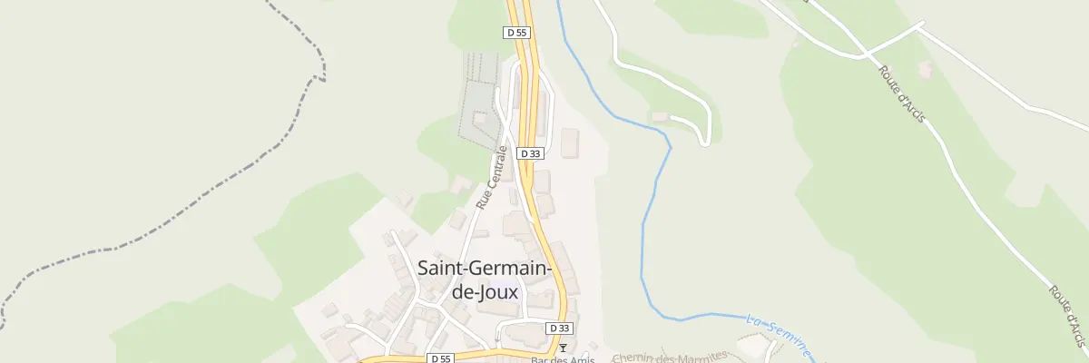 Plan du 176 Rue du Commerce à Saint-Germain-de-Joux