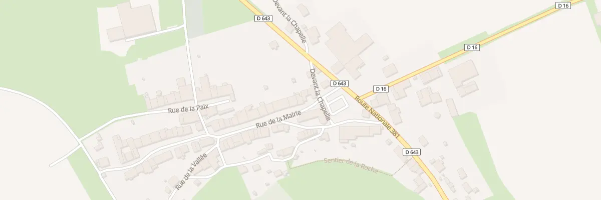 Plan du 8 Rue de la Mairie à Boismont