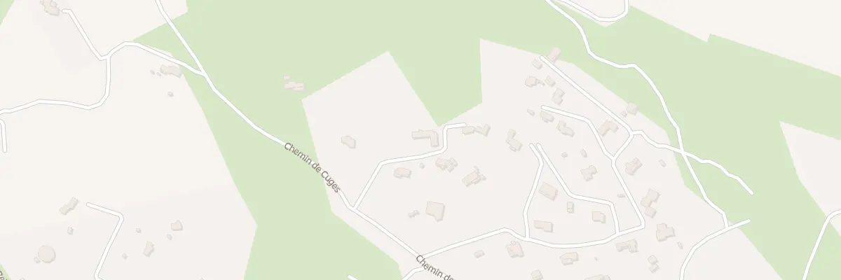 Plan du 3330 Che de Cuges à La Cadière-d’Azur