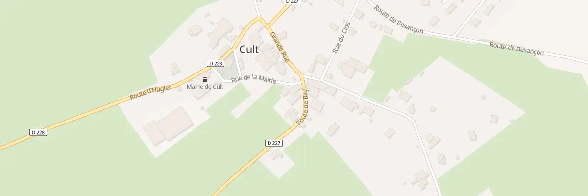 Plan du 2 Rte de Bay à Cult