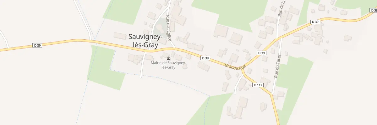 Plan du 20 Grande Rue à Sauvigney-lès-Gray