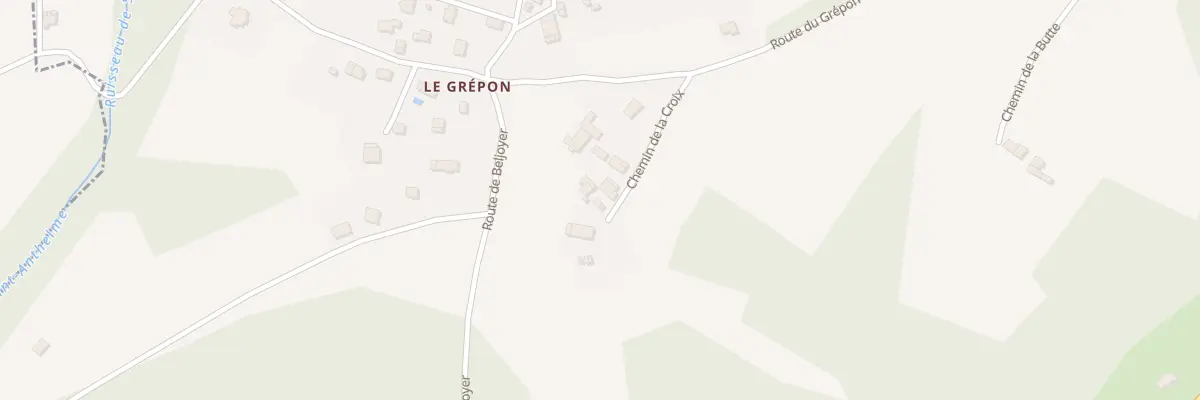 Plan du 126 Che de la Croix à Entre-deux-Guiers