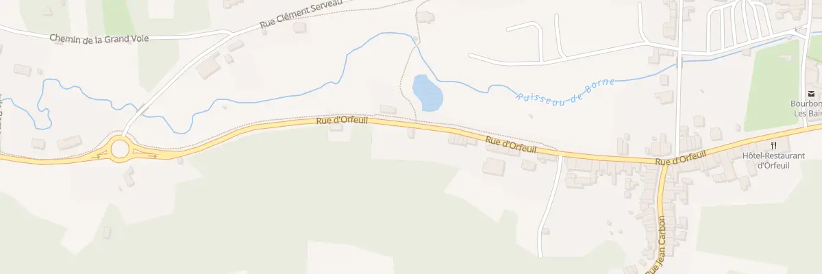 Plan du 101 Rue d’Orfeuil à Bourbonne-les-Bains