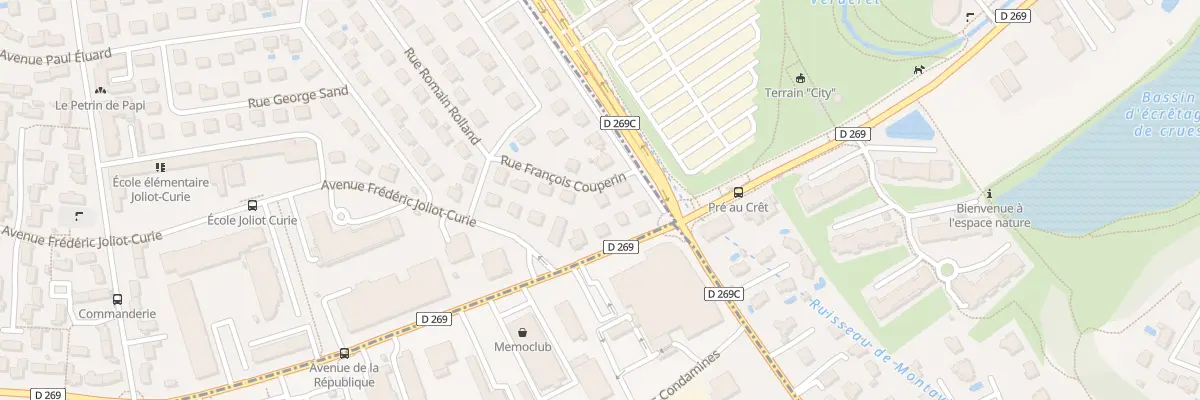 Plan du 10 Rue François Couperin à Échirolles