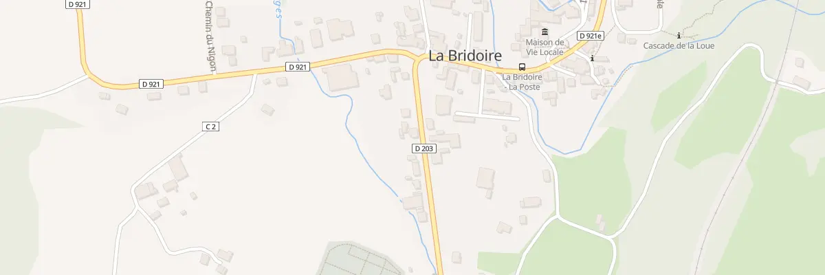 Plan du 92 Rte de Saint-béron à La Bridoire