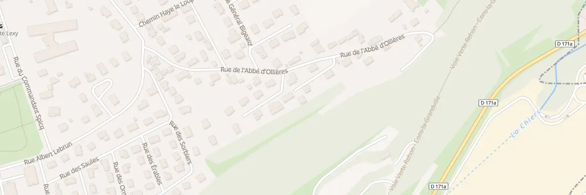 Plan du 56 Rue de l’Abbe d’Ollieres à Lexy
