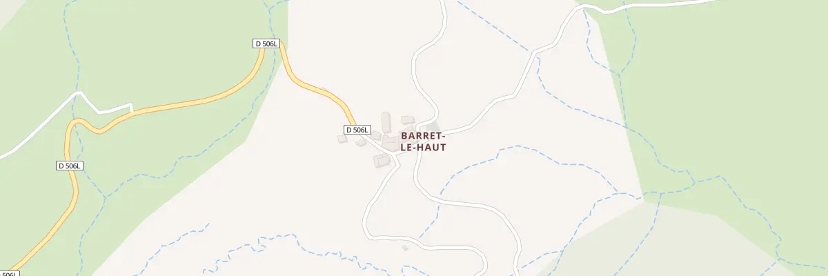 Plan du 5101 Barret Le Haut à Barret-sur-Méouge