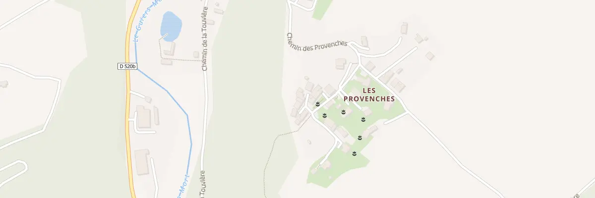 Plan du 370 Che des Provenches à Saint-Laurent-du-Pont
