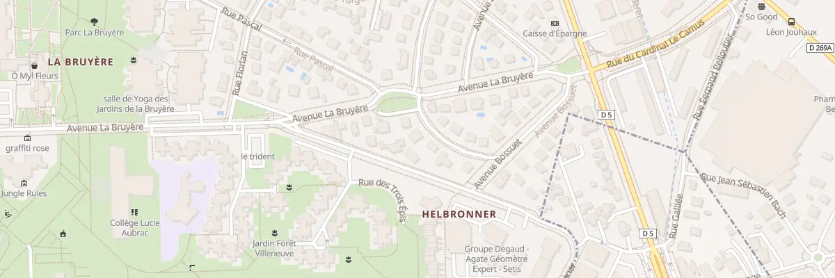 Plan du 11 Rue René Descartes à Grenoble